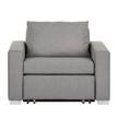 Schlafsessel Latina Basic Webstoff - Stoff Doran: Grau