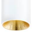 LED-Deckenleuchte Polasso V Aluminium / Kunststoff - 1-flammig - Weiß / Gold
