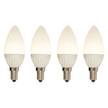 LED-Leuchtmittel Geneva (4er-Set) Glas / Kunststoff
