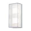 Applique murale et plafonnier San Remo LED - Aluminium / Verre 8 ampoules