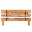 Letto in legno massello AresWOOD Durame di faggio - 140 x 200cm - Con testiera