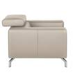 Fauteuil Varberg XXL Cuir véritable taupe