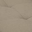 Polsterhocker Rosewood Webstoff Beige