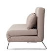Schlafsofa Frizzo Webstoff Webstoff - Stoff Zahira: Beige-Grau