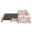 Schlafsofa Latina Country mit Husse Webstoff - Webstoff Gracia: Creme / Rot - Breite: 165 cm