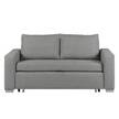 Divano letto Latina Basic Tessuto - Tessuto Doran: grigio - Larghezza: 173 cm