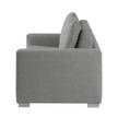 Divano letto Latina Basic Tessuto - Tessuto Doran: grigio - Larghezza: 173 cm