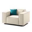 Fauteuil KINX Stof Osta: Gebroken wit