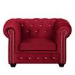 Fauteuil Torquay I microvezel Rood