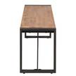 Panca MANCHESTER Legno massello di acacia/Metallo - 145 x 35 cm
