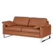 Sofa Laureto II (2-Sitzer) Echtleder Cognac
