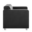 Sofa Oslo (2-Sitzer) Kunstleder Schwarz