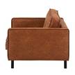 XL Sessel FORT DODGE Antiklederlook - Microfaser Yaka: Cognac