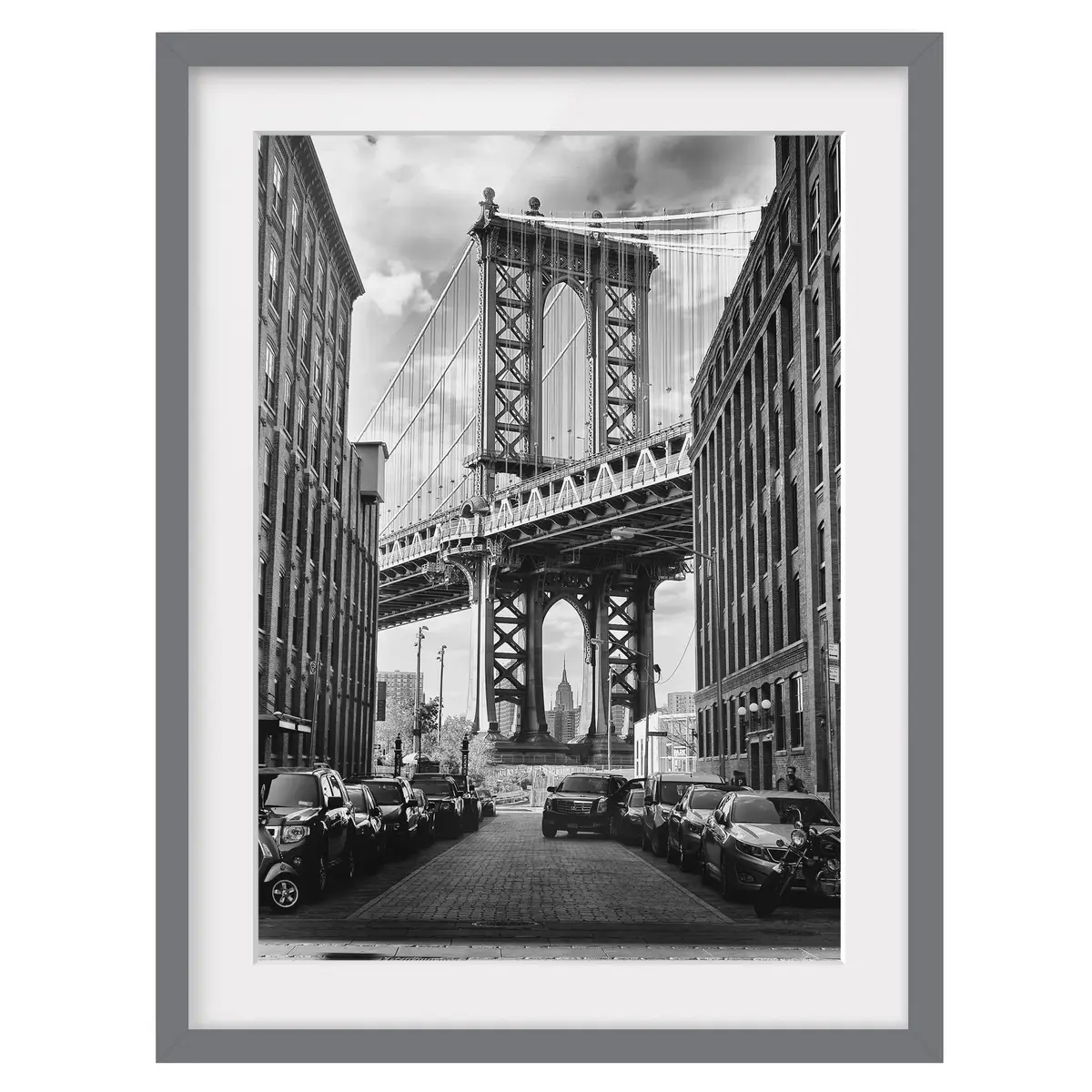 Bild Manhattan Bridge in America III | Schwarz