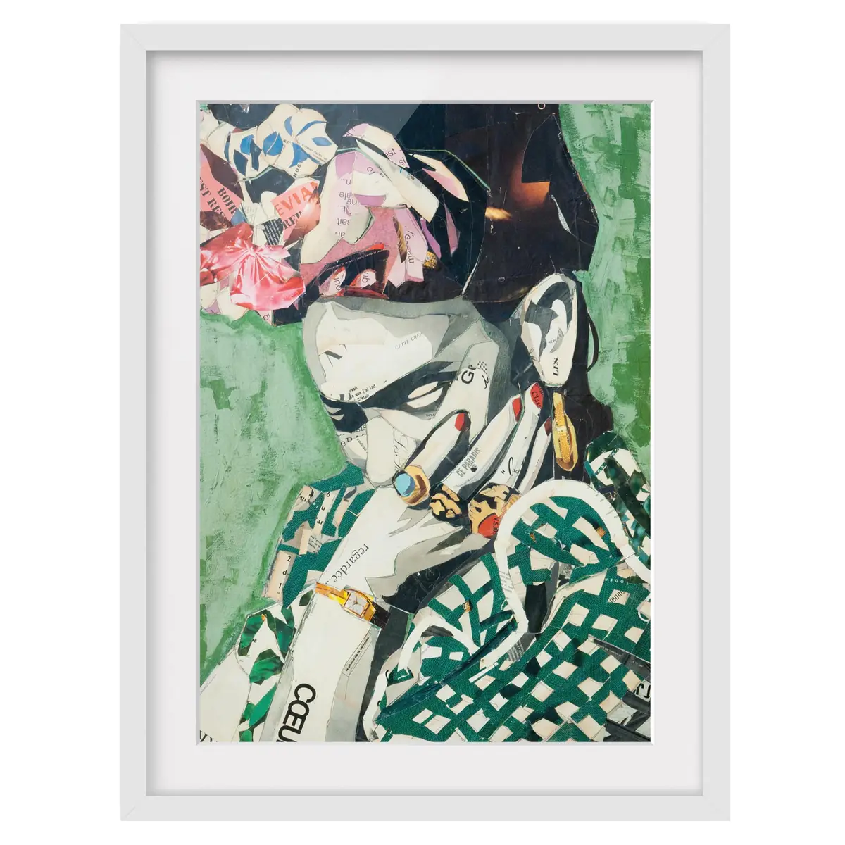 Bild Collage No.3 II | Grün