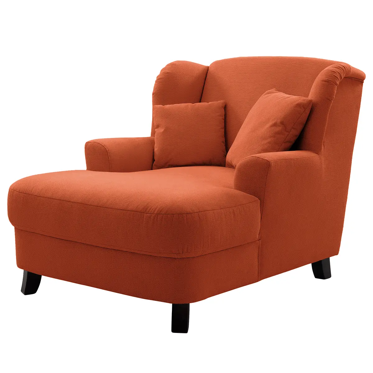 XXL Sessel Liwan Orange Webstoff Palila | Orange
