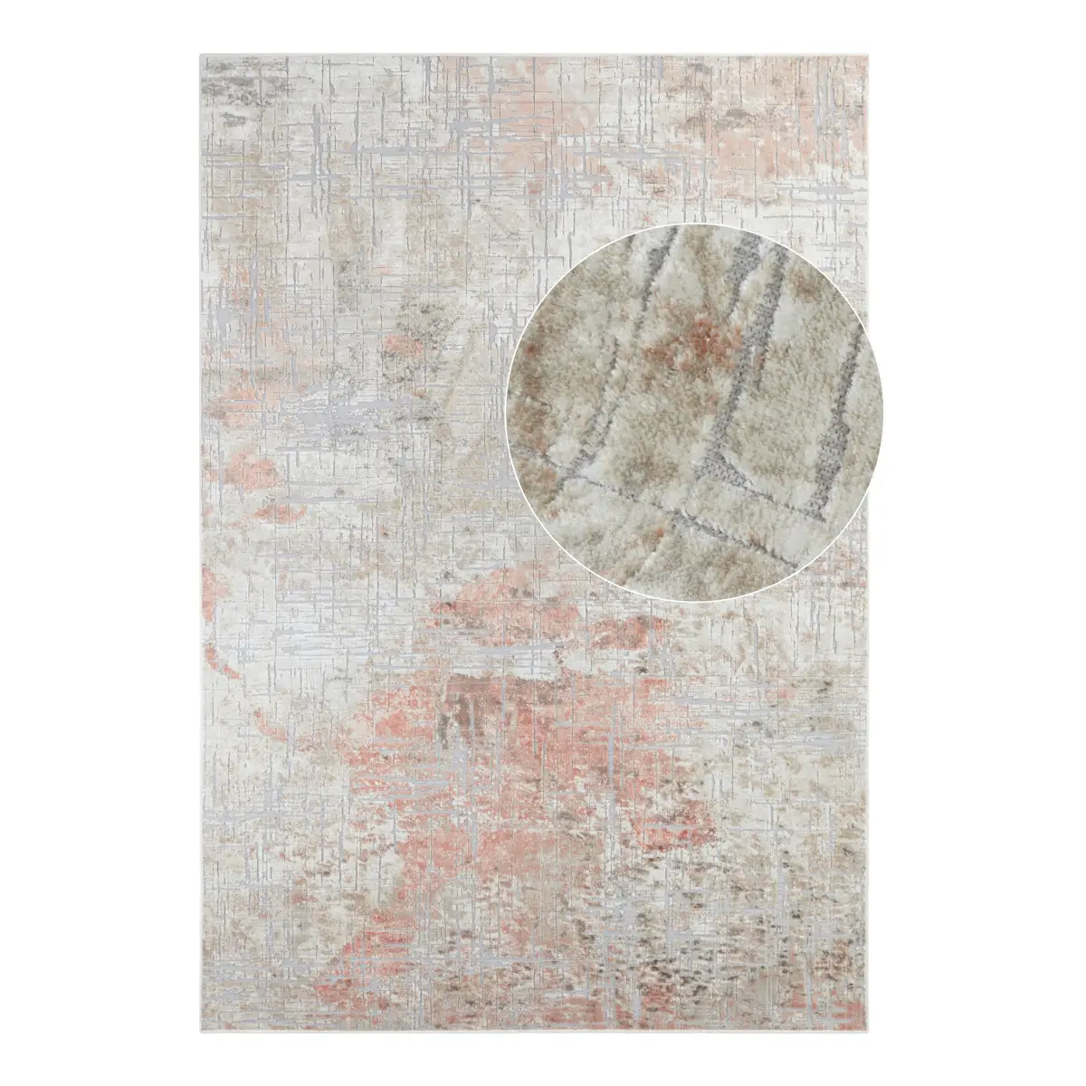 Kurzflorteppich Chameis | Beige