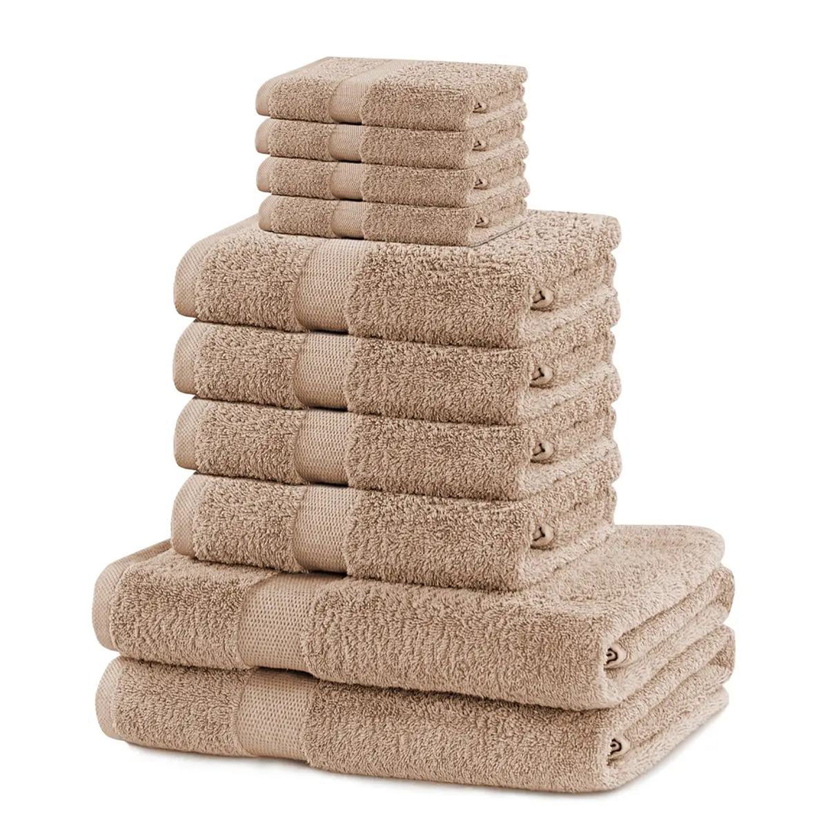 Handtuchset 10-teilig | Beige