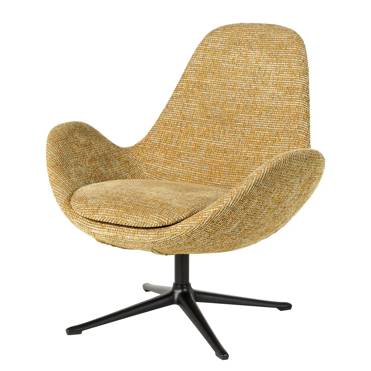 Sessel Gelb/Honig Chenille Enne | Gelb