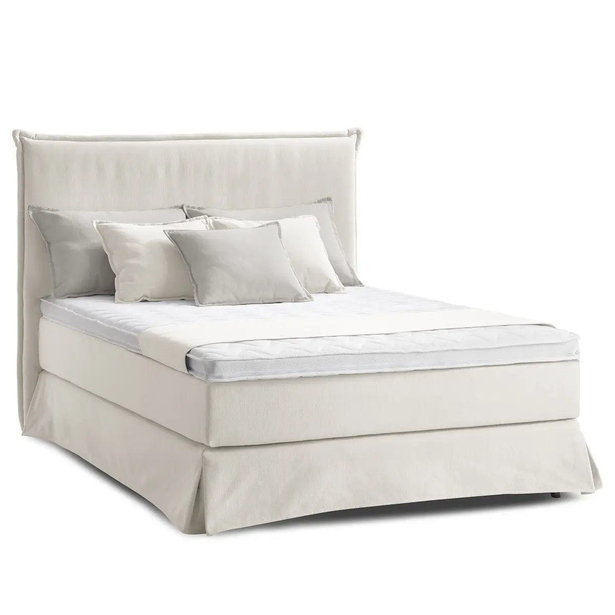 Boxspringbett Meara | Grau