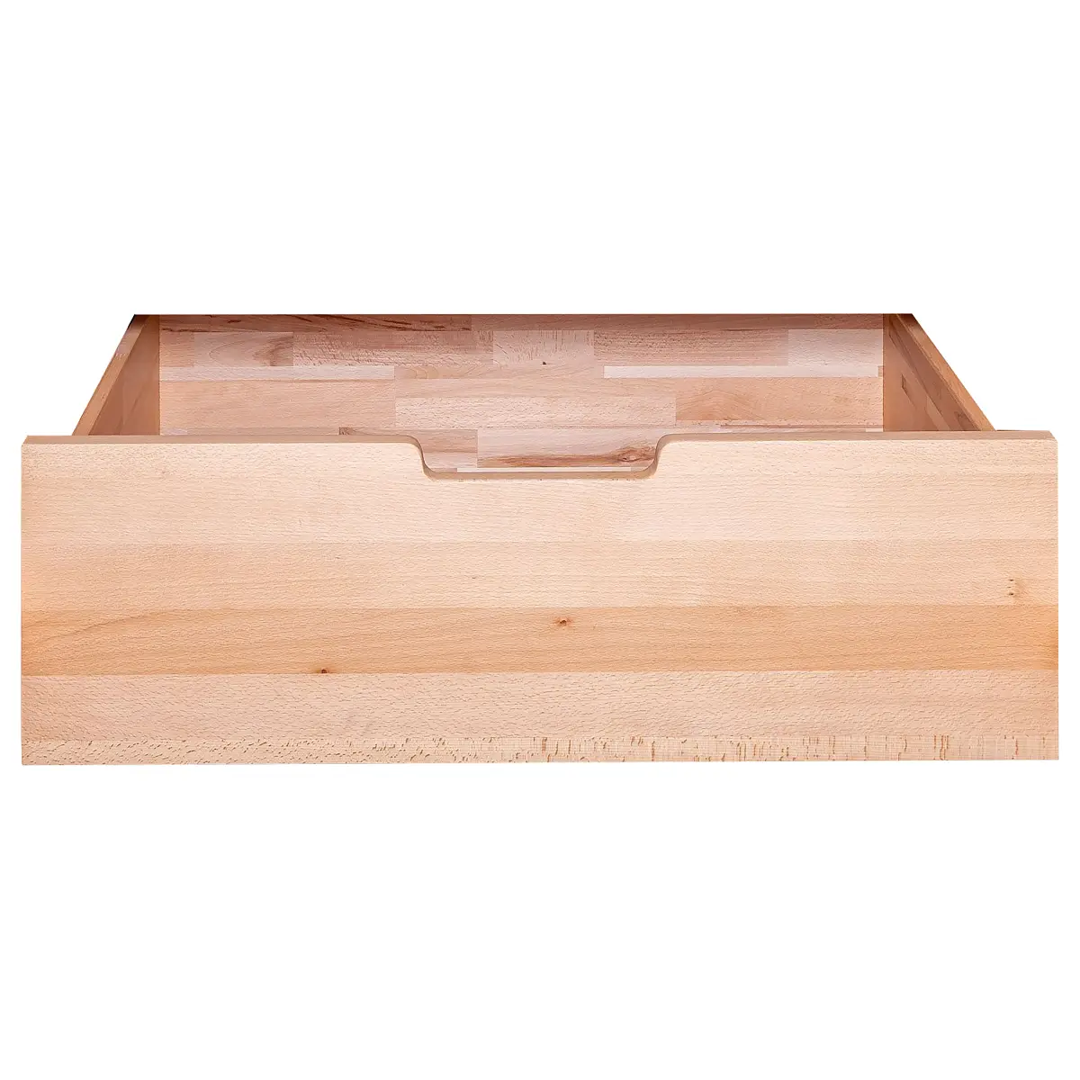 Massive Schublade 50cm Braun | Braun
