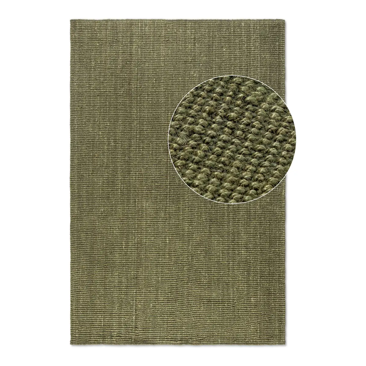 Juteteppich Jaipur Grün/Grün 60 x 90cm | Grün