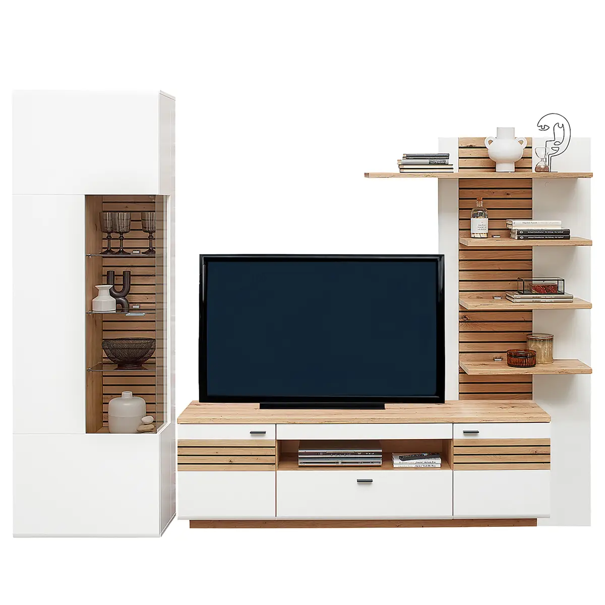 Loftscape Wohnwand Birons | Weiß