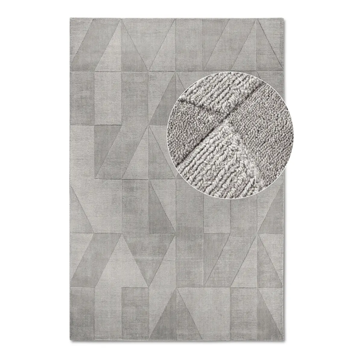 Wollteppich Ursule Grau | Grau