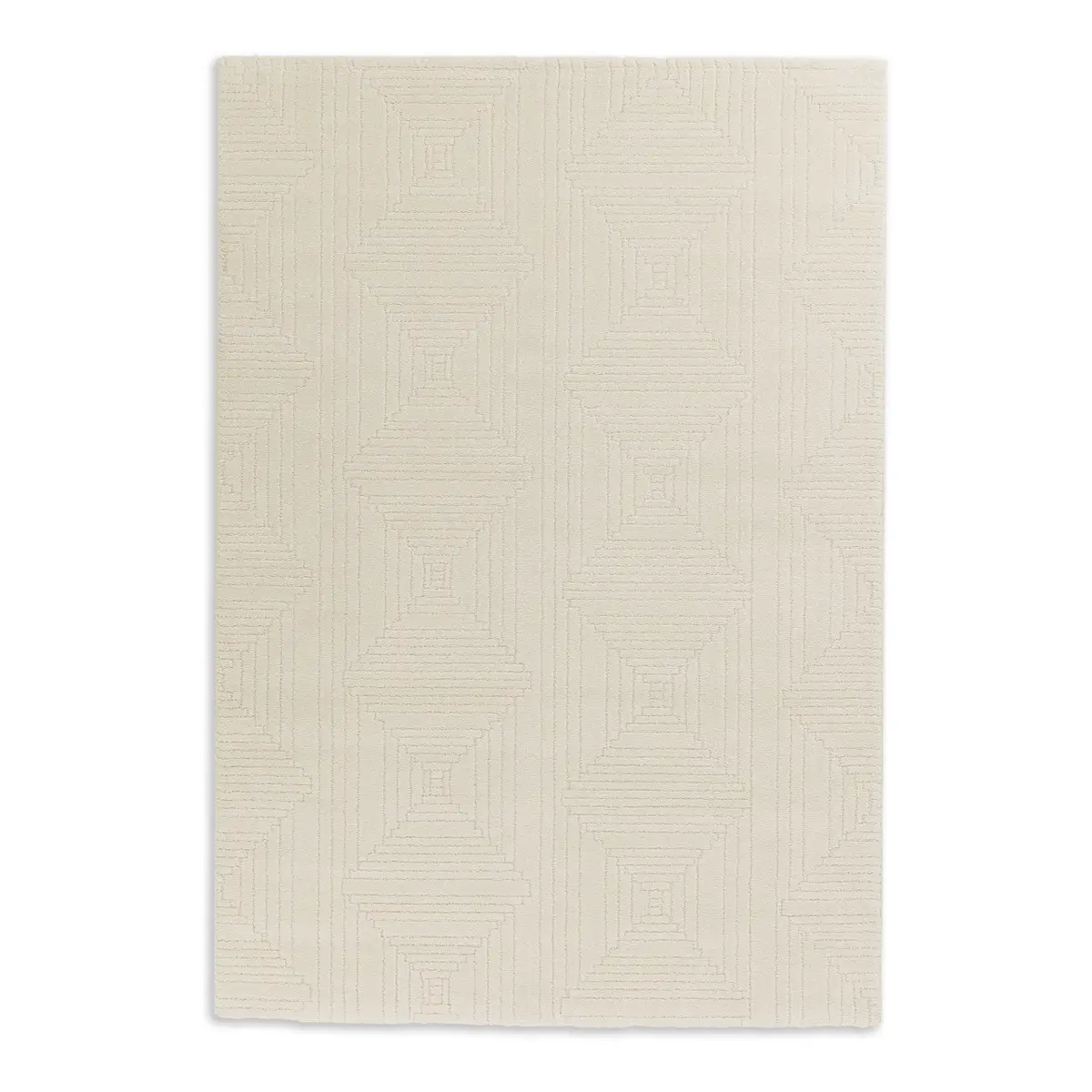 Hochflor Teppich Pure Design Typ B | Beige