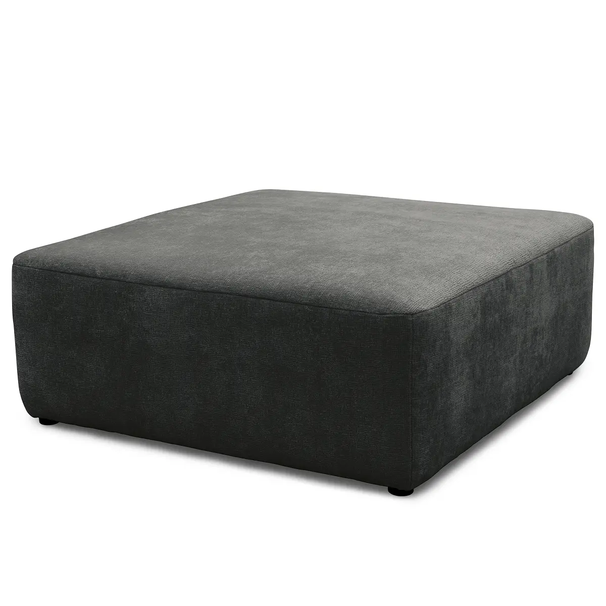Mørteens Polsterhocker 108cm Grau Chenille Pelagia | Grau