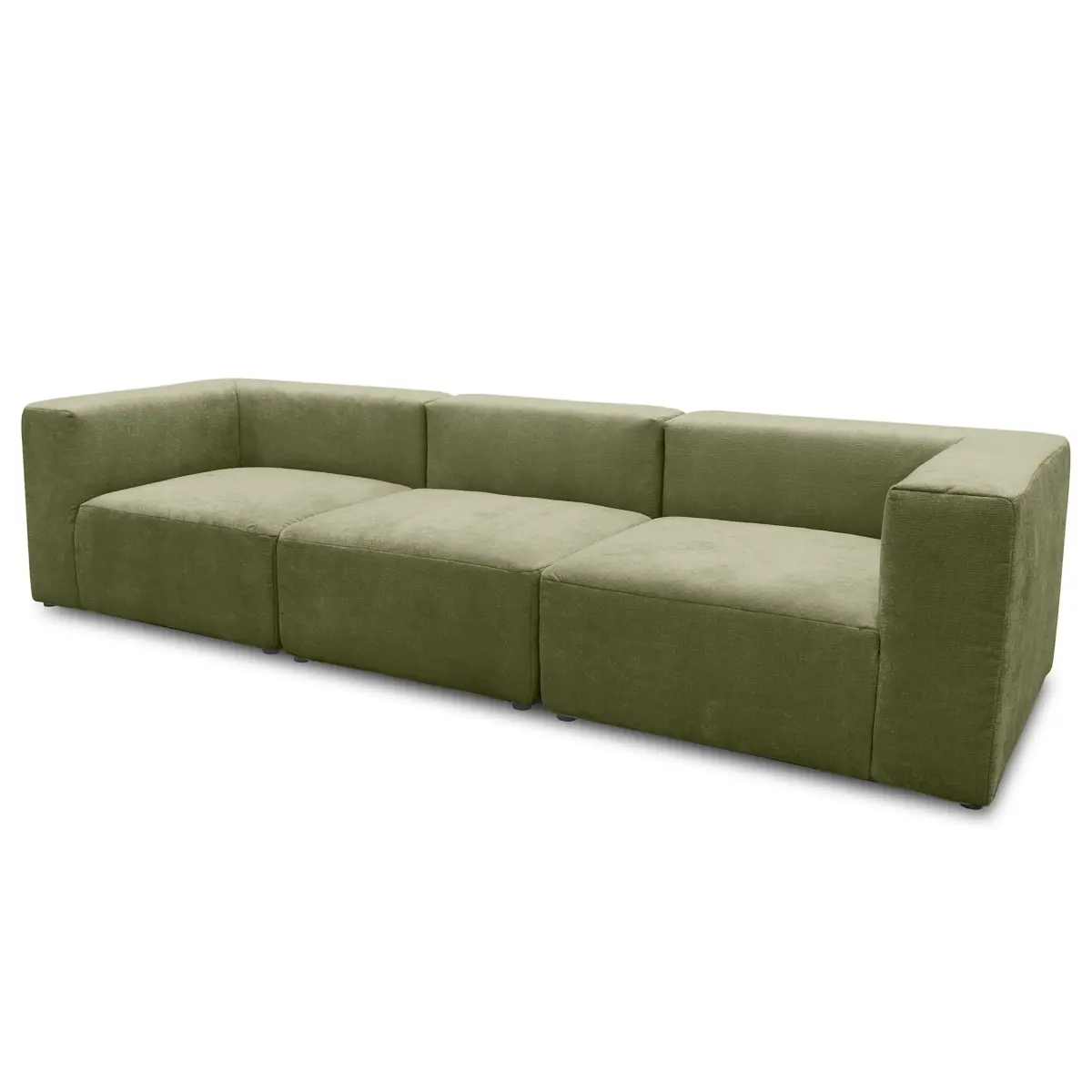 3-Sitzer Sofa Grün Chenille Pelagia | Grün
