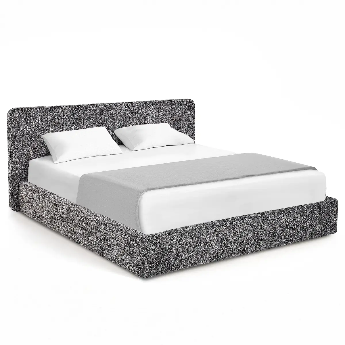 Studio Copenhagen Polsterbett Trinu 200x200cm | Braun