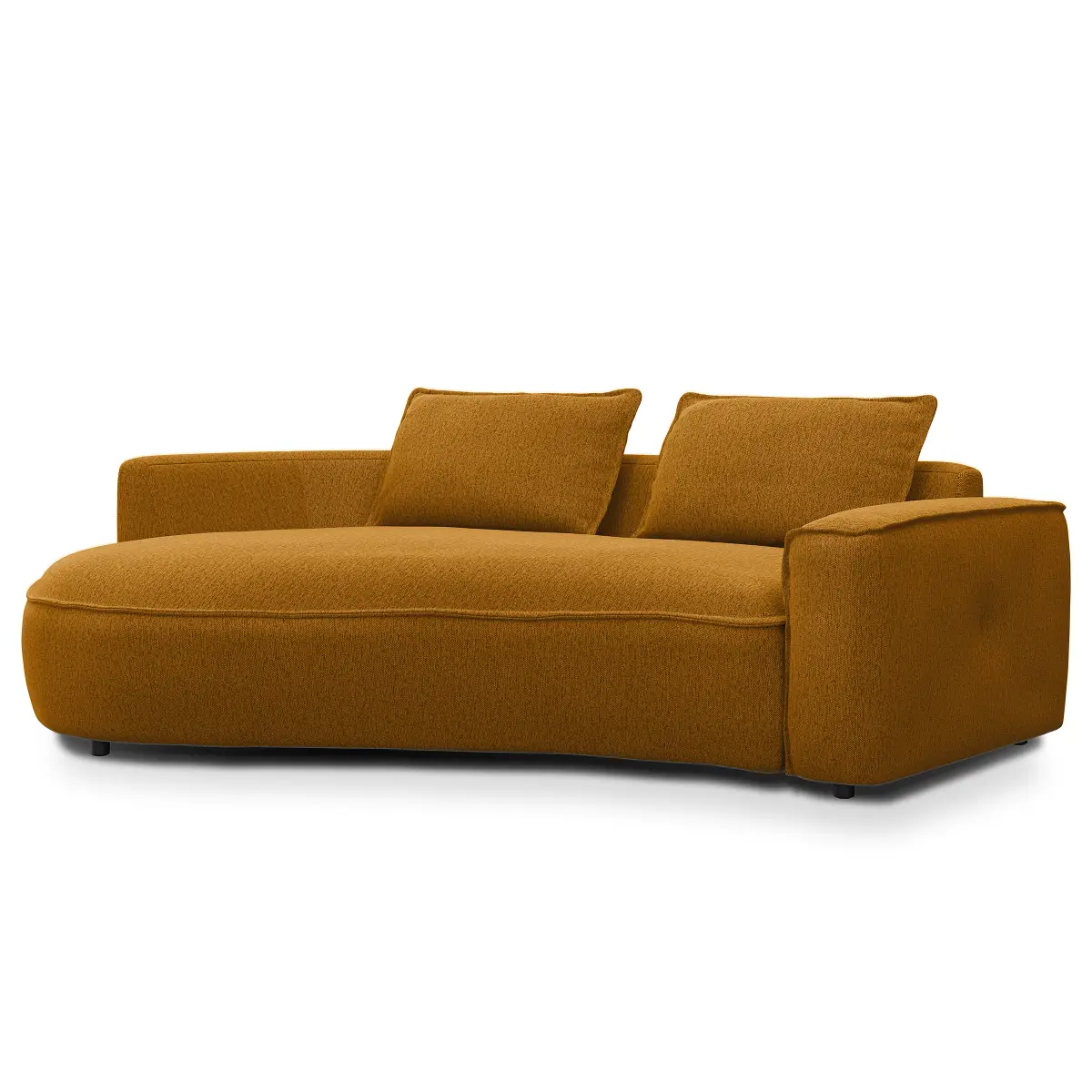 2-Sitzer Sofa Gelb/Ocker Webstoff Saia | Gelb