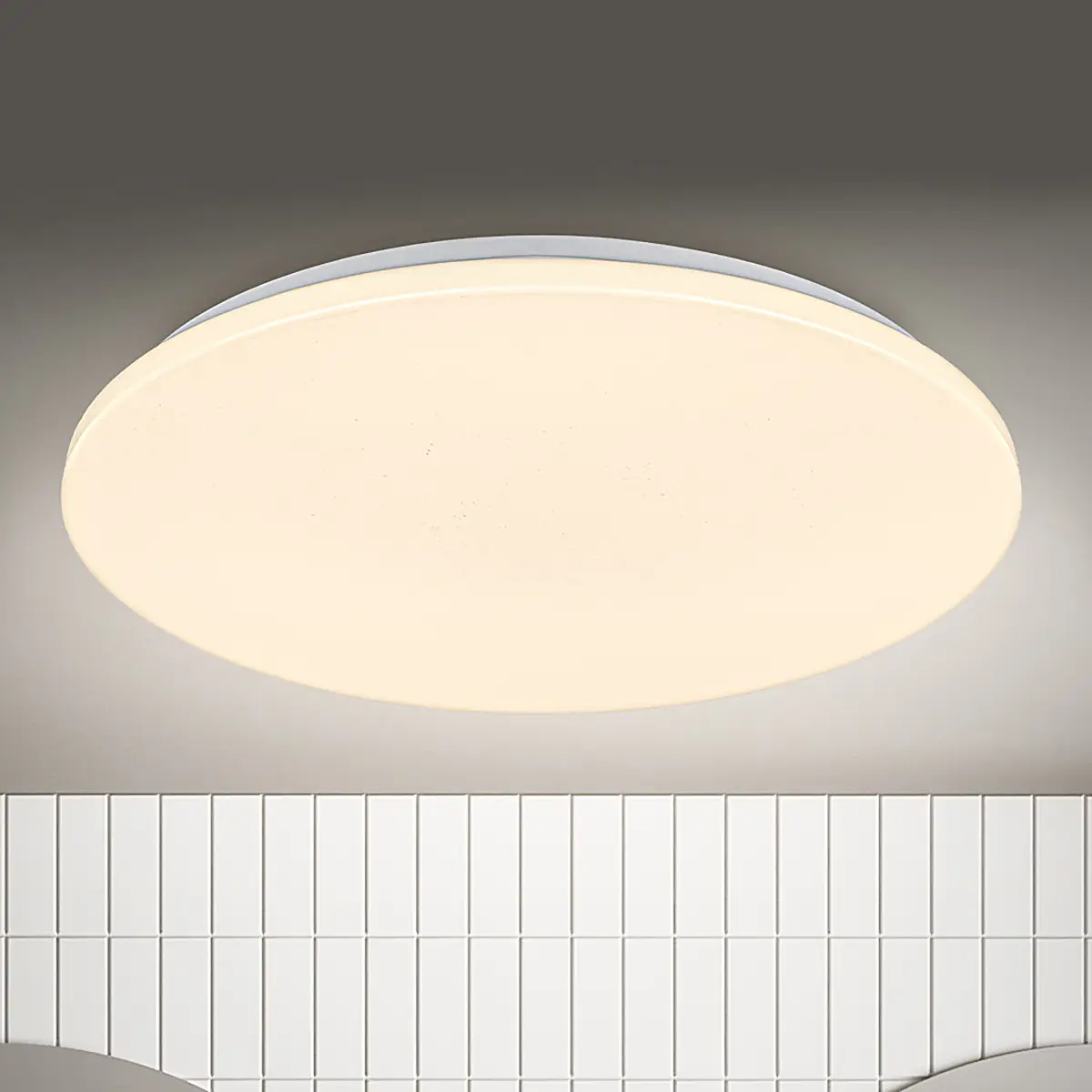 LED Deckenleuchte Walk Ø 35cm Weiß/Weiß | Weiß