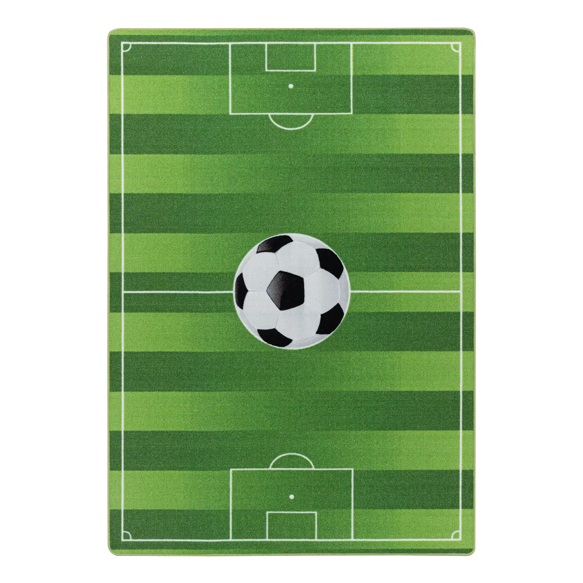 Kinderteppich Play Fußballfeld | Grün