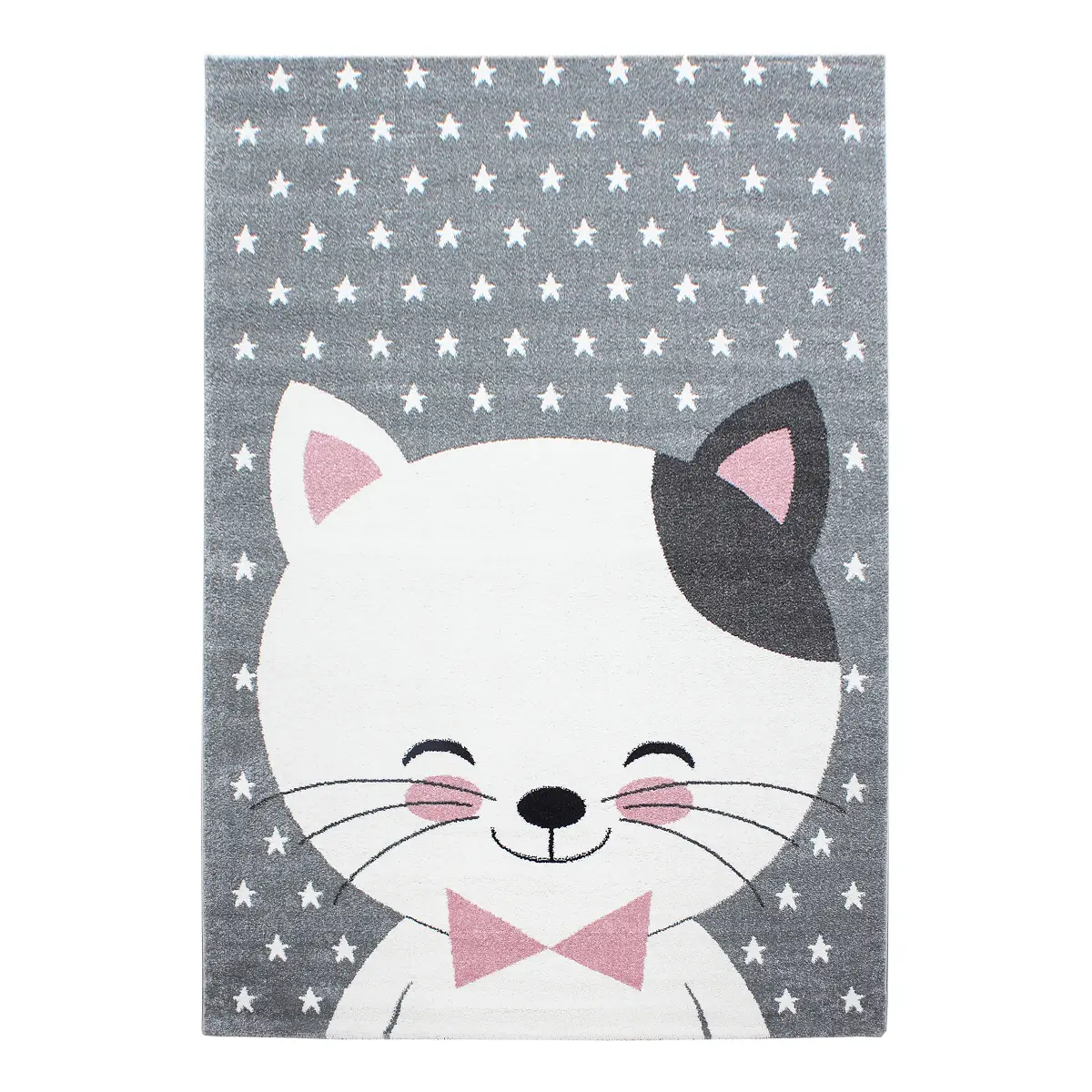 Kinderteppich Kids Katze | Pink