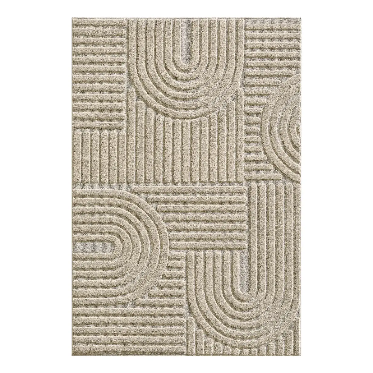 Ayyildiz Kurzflorteppich Art Beige/Beige 140 x 200cm Polyester | Beige
