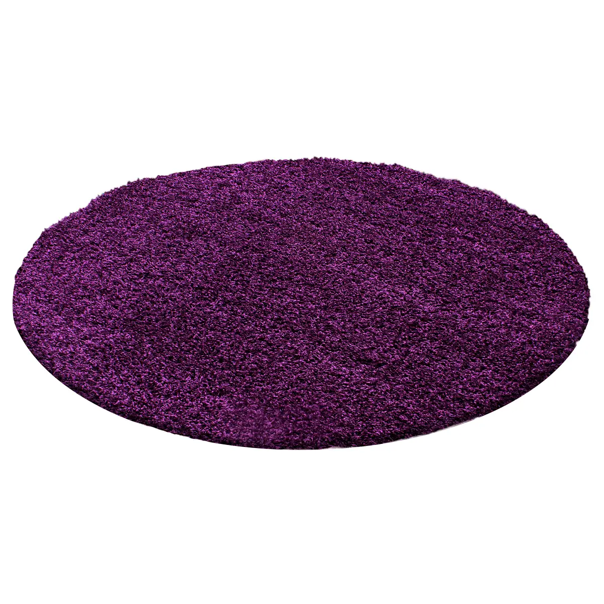 Hochflorteppich Life rund Ø 80cm Violett | Lila