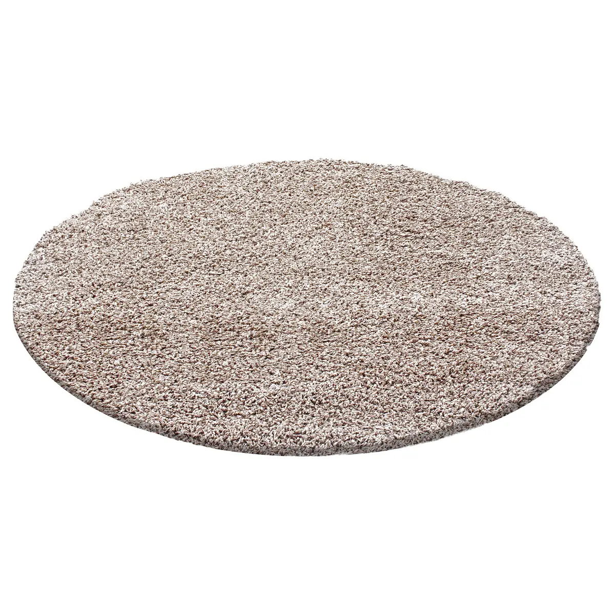 Hochflorteppich Life rund Ø 120cm Beige | Beige