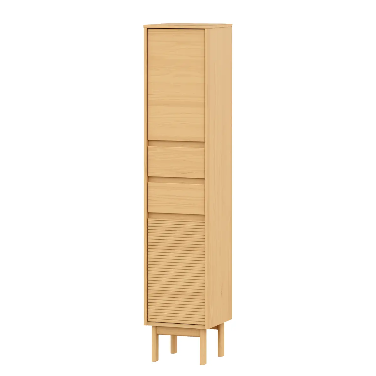 Mørteens Massiver Hochschrank Cava | Holztöne