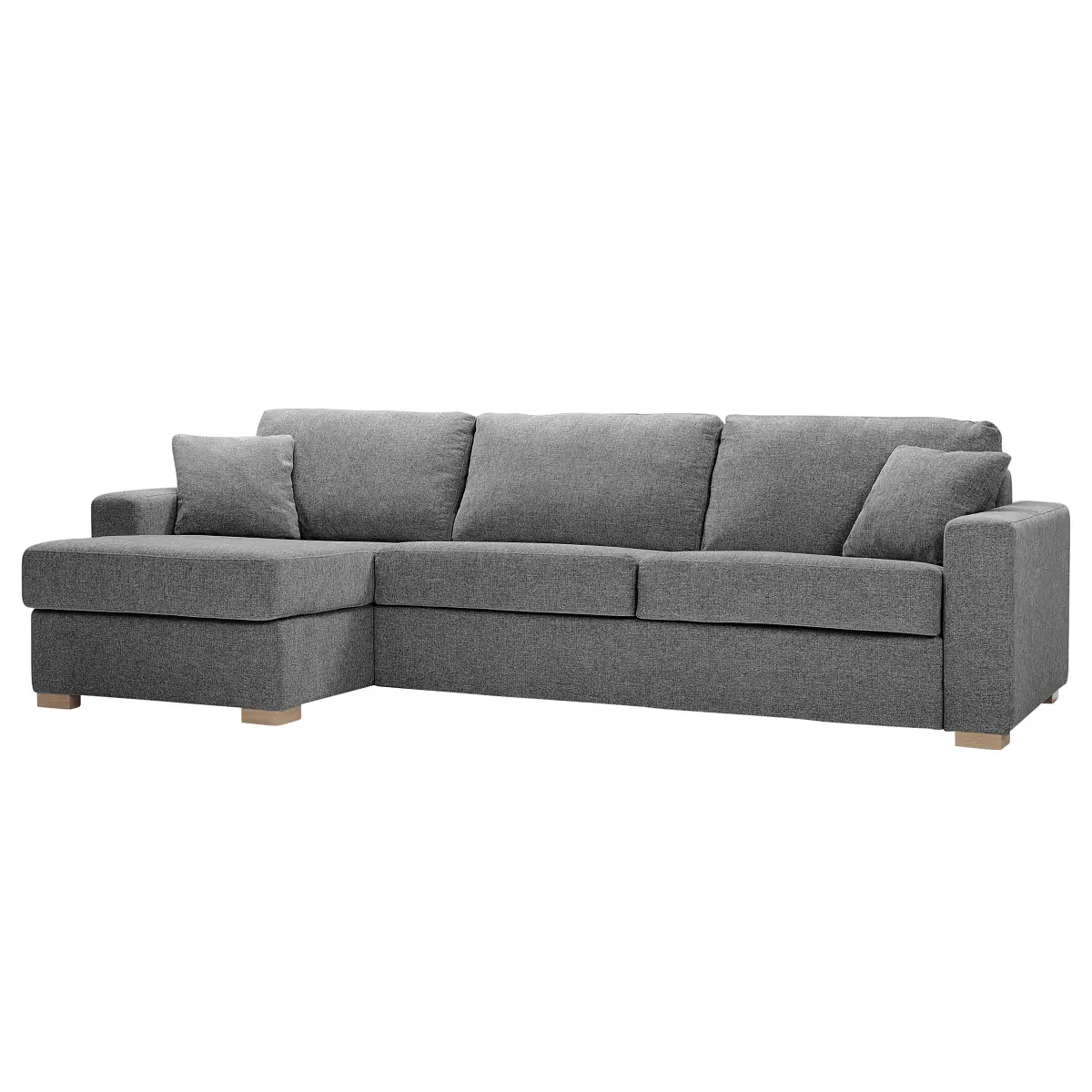 home24 Ecksofa HALBY | Grau