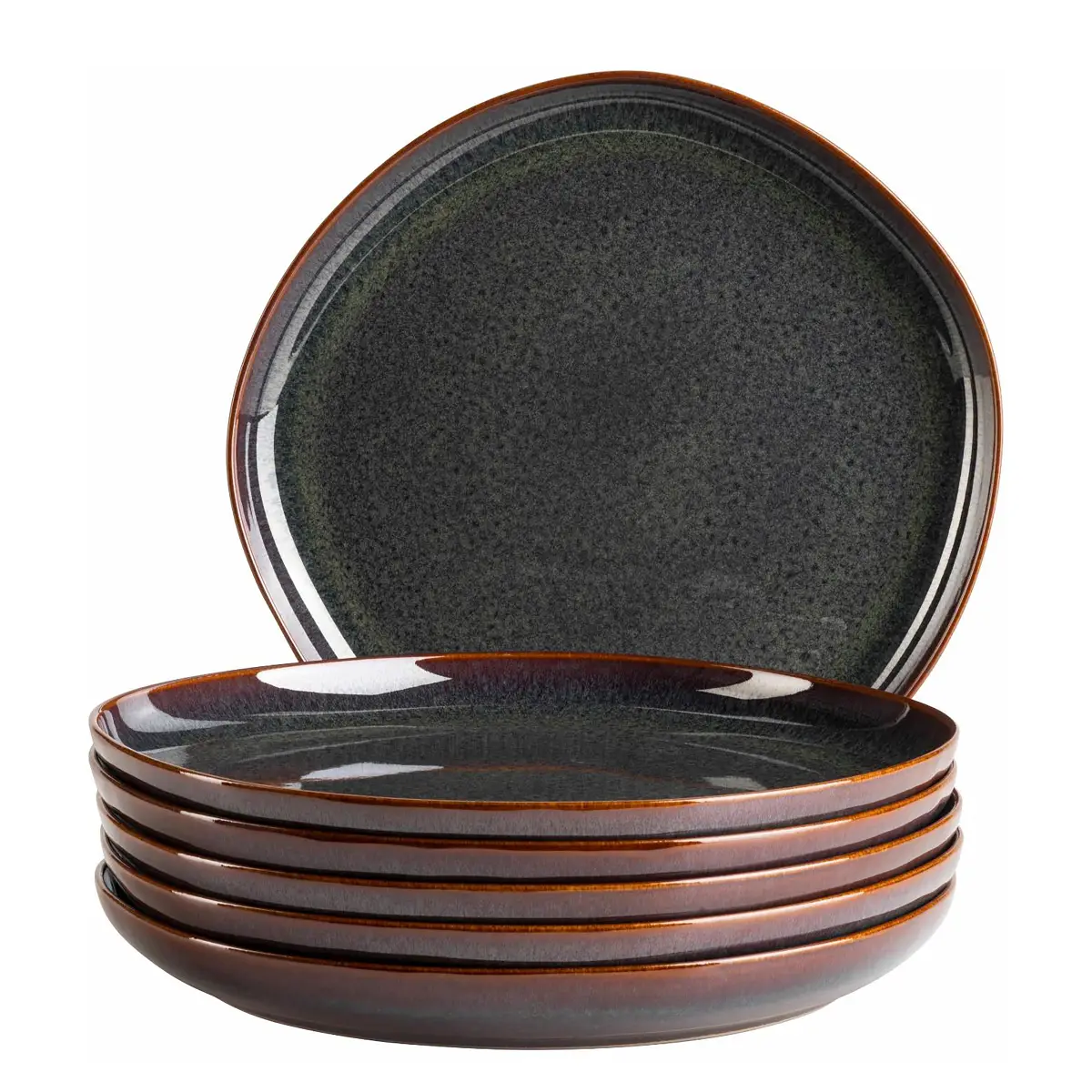 Teller Cordelia 6er-Set | Mehrfarbig