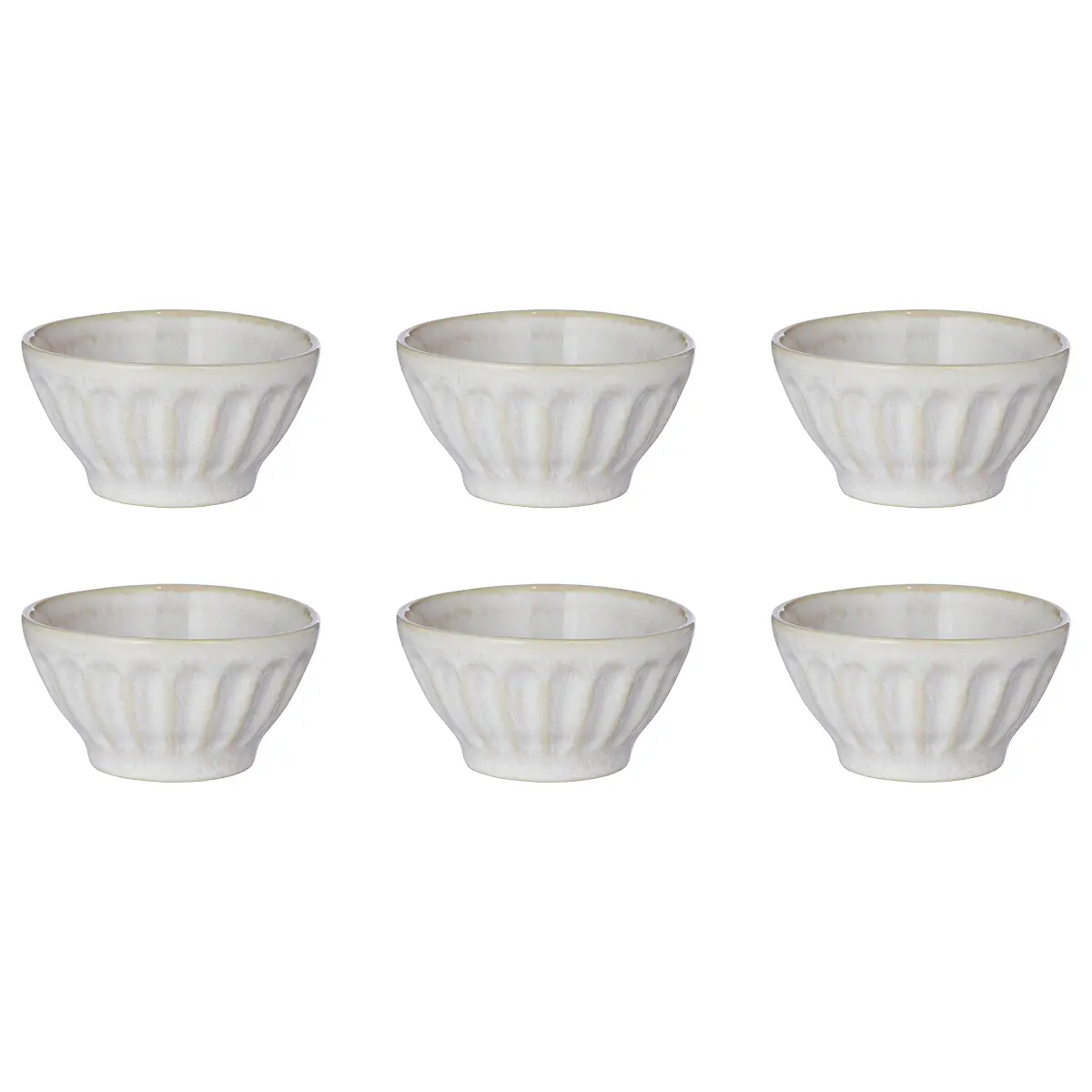 Dipschale BERGAMO 6er-Set | Weiß