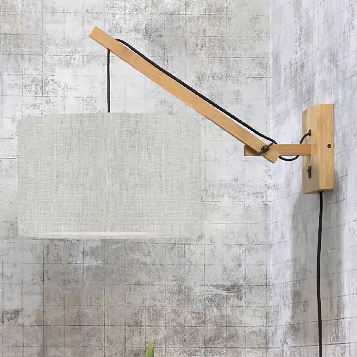 Wandleuchte Andes | Grau