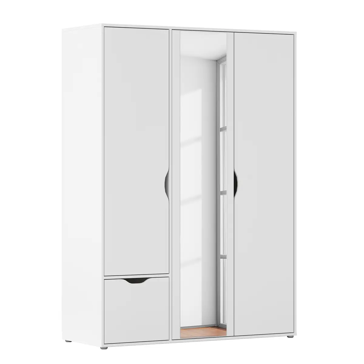 rauch Blue Drehtürenschrank Narai 140cm | Weiß