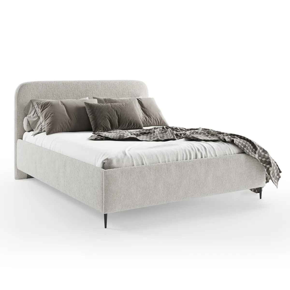 Studio Copenhagen Polsterbett Mertell Typ A 140 x 200cm Chenille