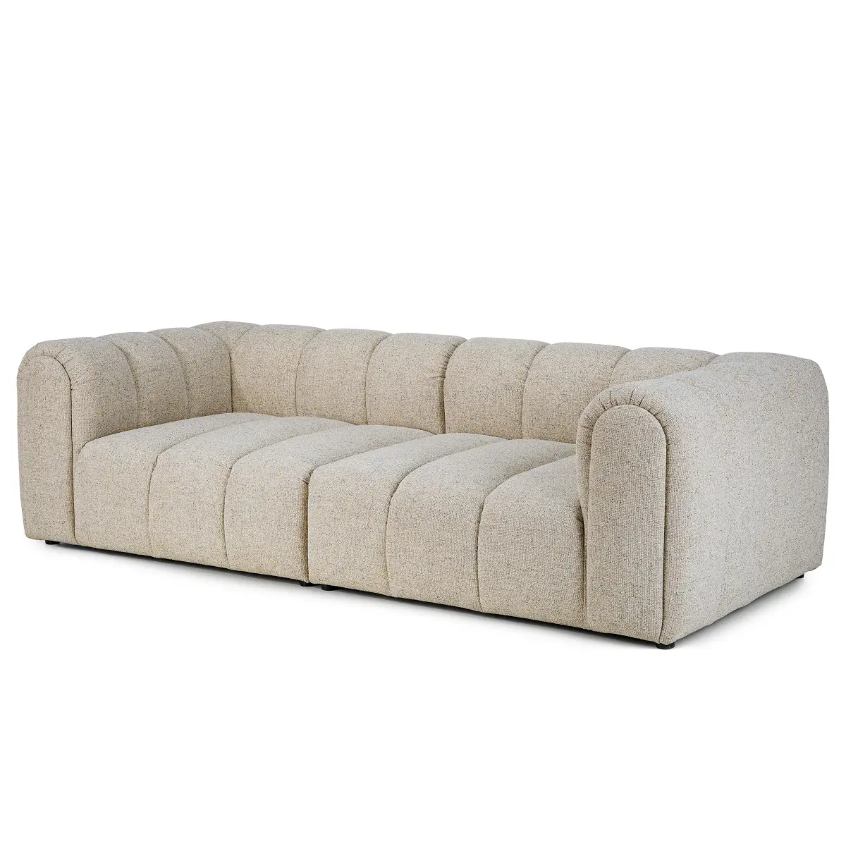 Studio Copenhagen Big-Sofa DREVJA Beige Webstoff | Beige