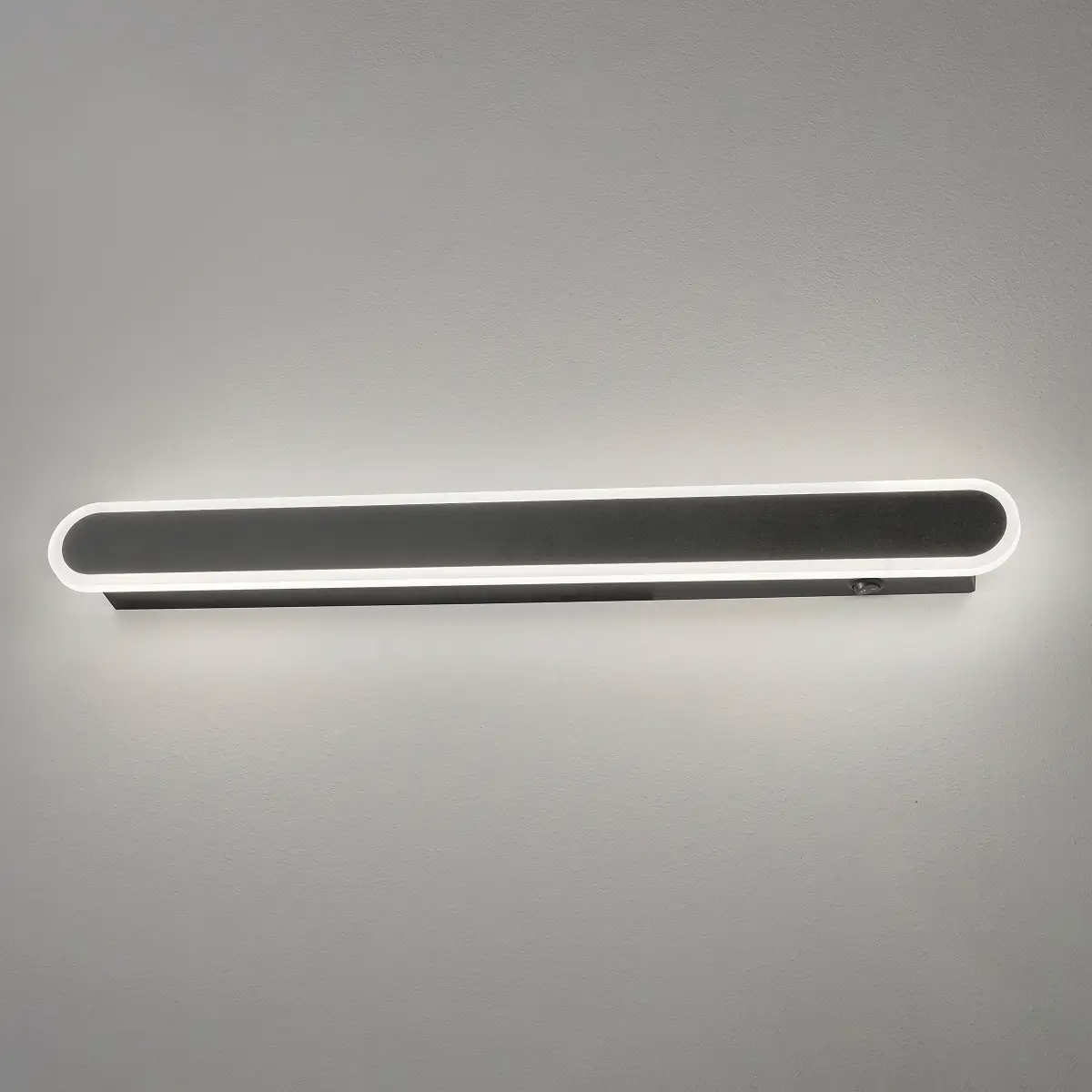 Fischer & Honsel LED-Wandleuchte 60cm Schwarz | Schwarz