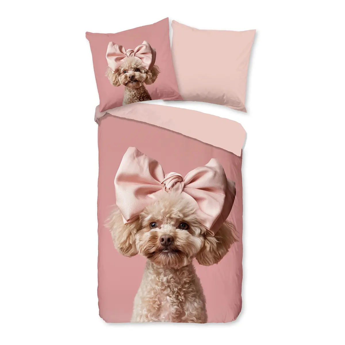 Good morning Renforcé-Bettwäsche 33234 | Pink