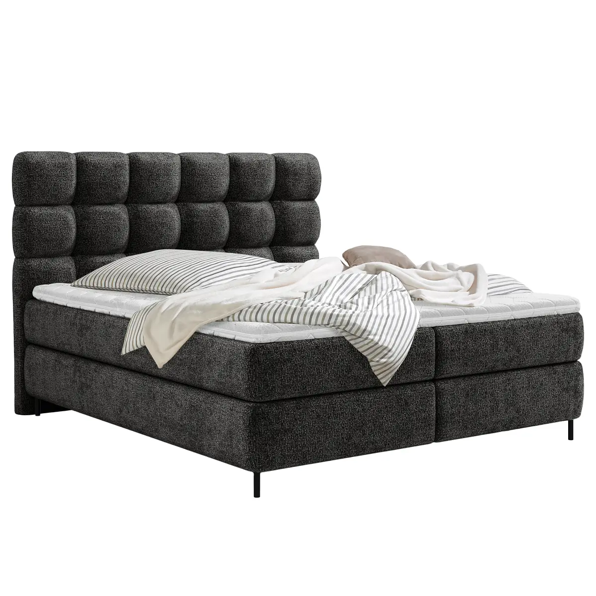 Loftscape Boxspringbett Cashers | Schwarz